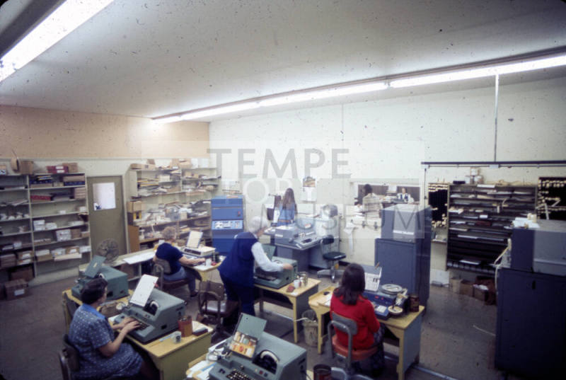 Tempe Daily News Staff Workroom
