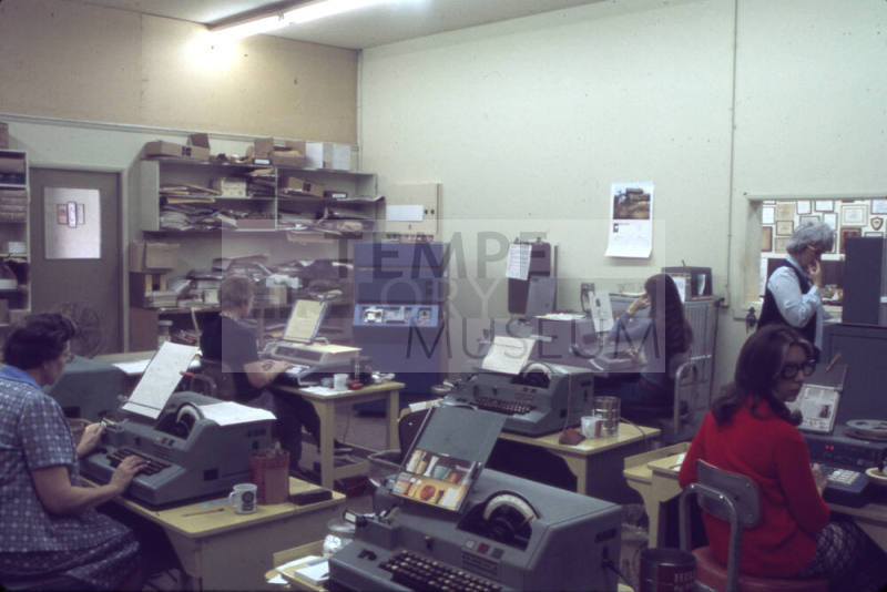 Tempe Daily News Staff Workroom