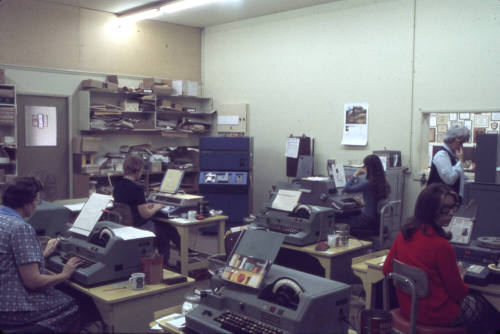 Tempe Daily News Staff Workroom