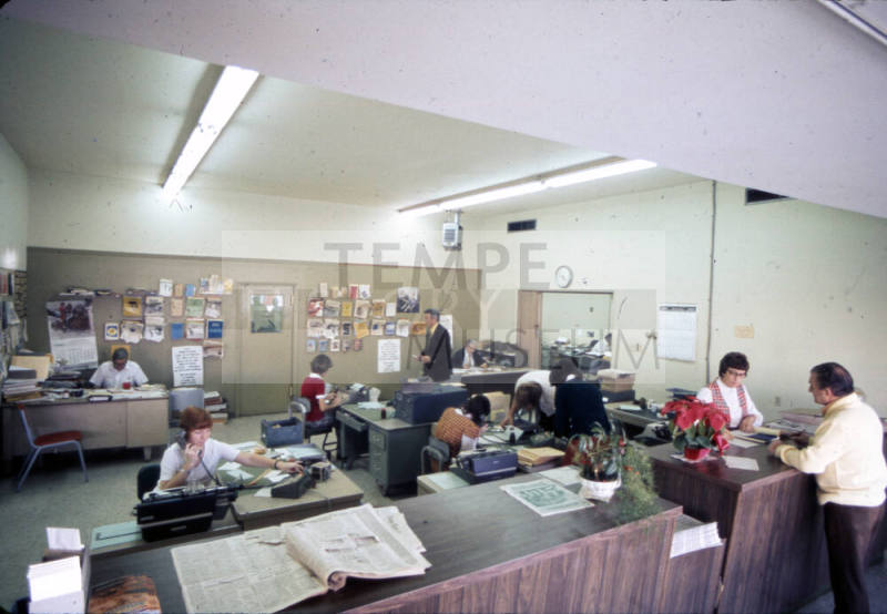 Tempe Daily News Front Desk/Staff Area