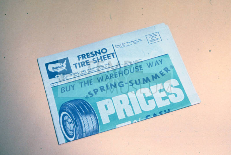 Fresno Tire Sheet - Printed by Tempe Daily News