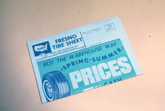 Fresno Tire Sheet - Printed by Tempe Daily News