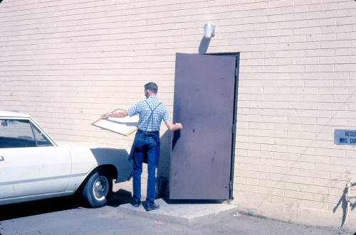 Tempe Daily News - Printer at Back Door