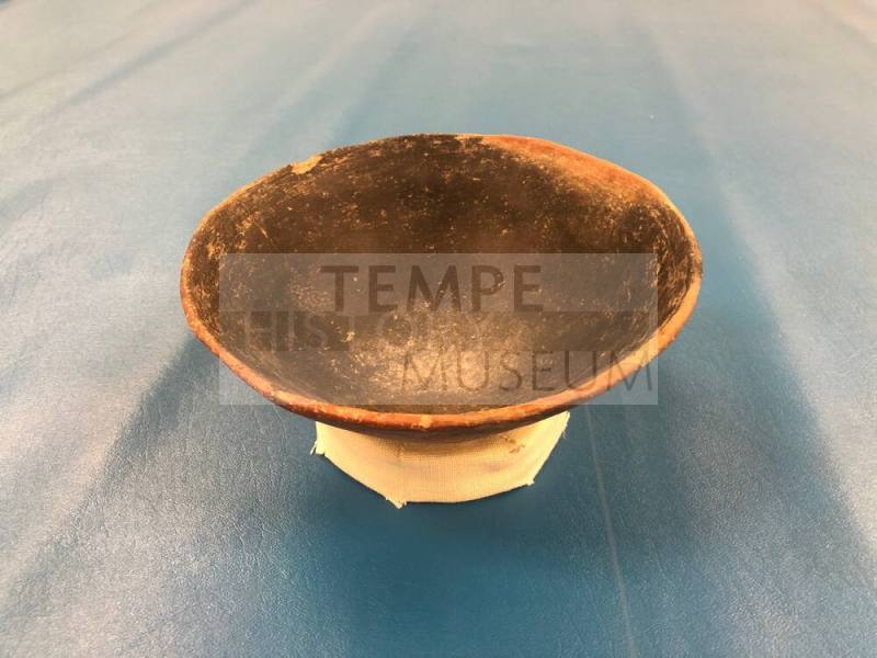 Redware ceramic bowl, Salado