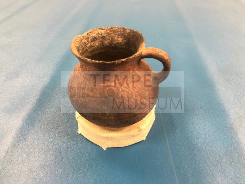 Ceramic redware jar, Salado