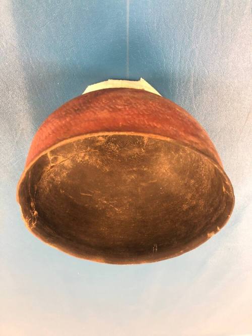 Red fingernail ceramic cooking bowl, Salado