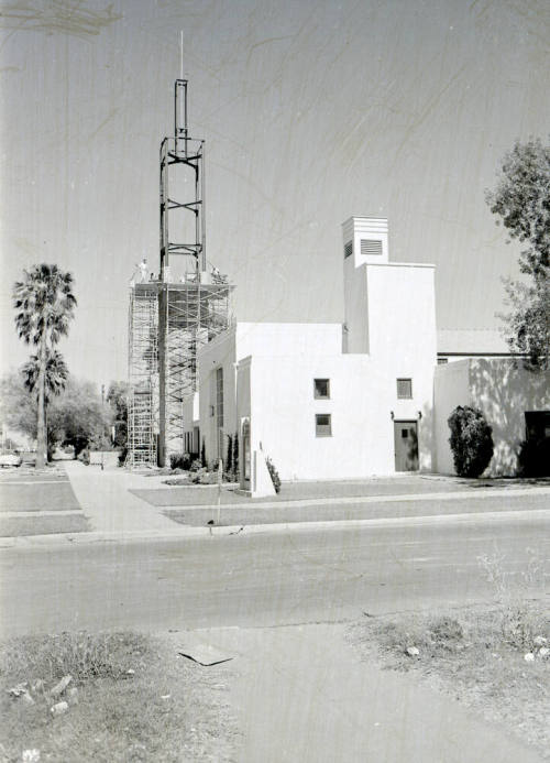 Tower Center under construction