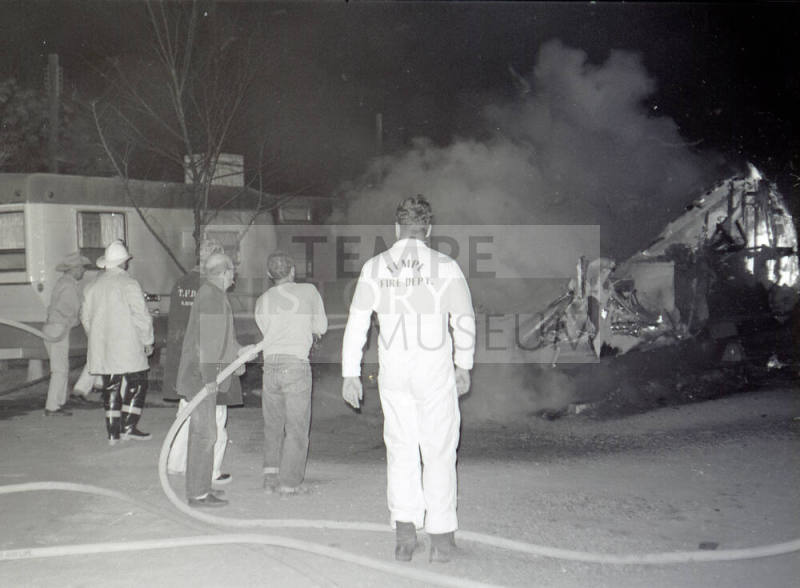 Trailer park fire, Tempe Fire Department