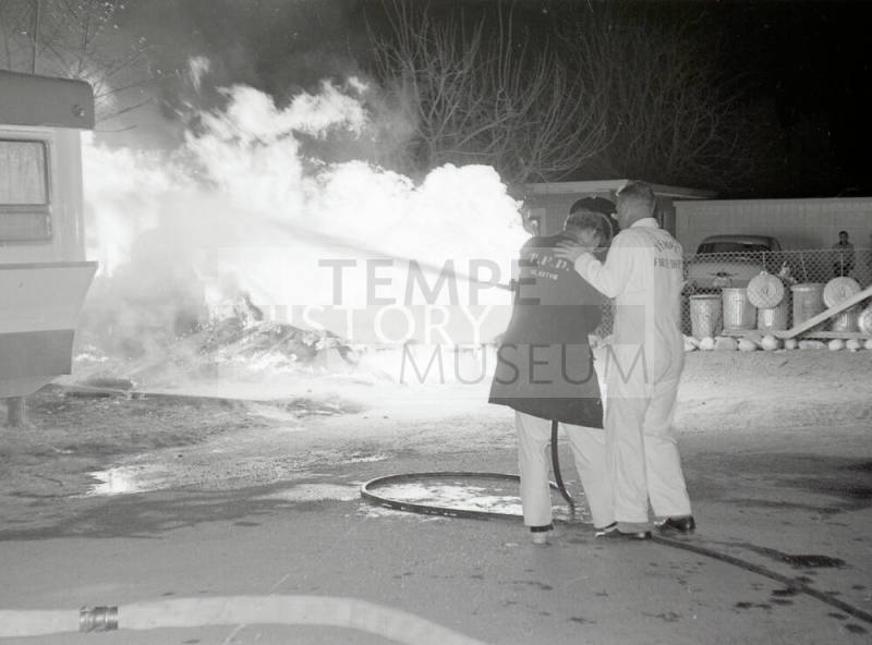 Trailer park fire, Tempe Fire Department