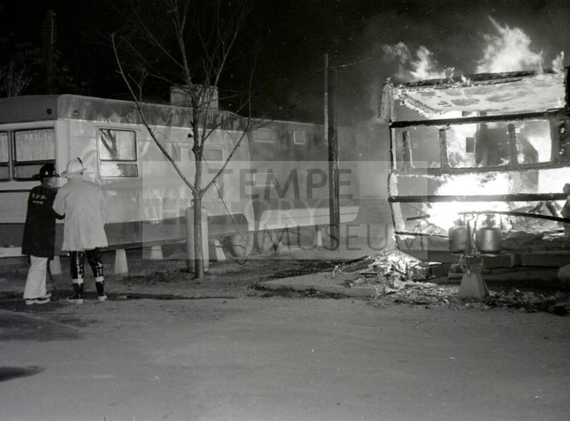 Trailer park fire, Tempe Fire Department