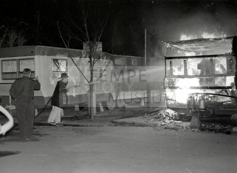Trailer park fire, Tempe Fire Department