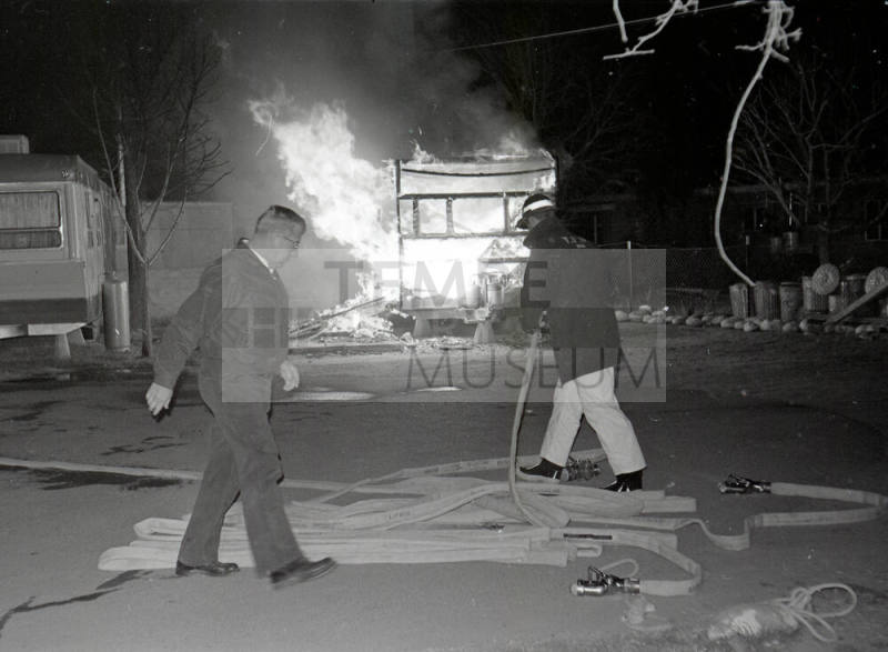 Trailer park fire, Tempe Fire Department