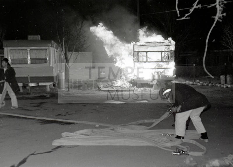 Trailer park fire, Tempe Fire Department