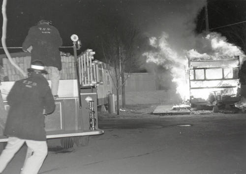 Trailer park fire, Tempe Fire Department