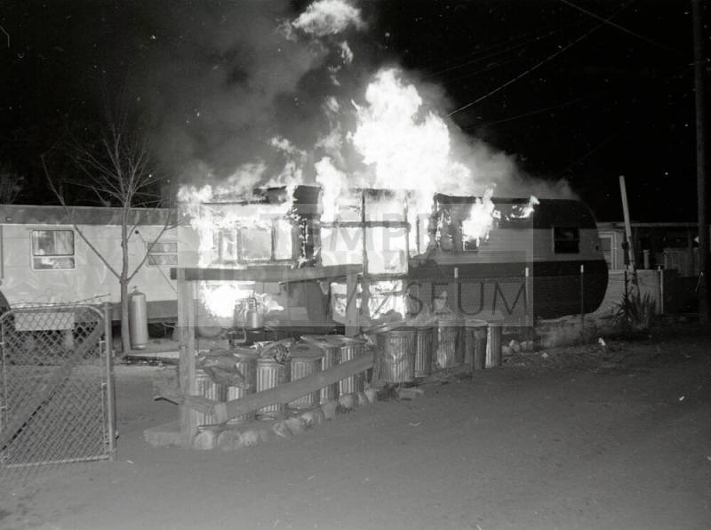 Trailer park fire, Tempe Fire Department