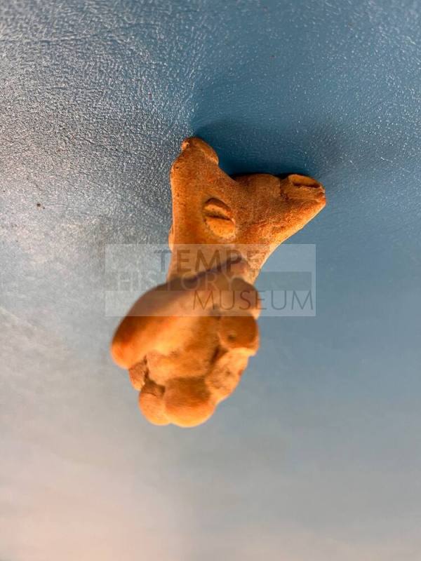 Ceramic sculpture resembling unicorn head