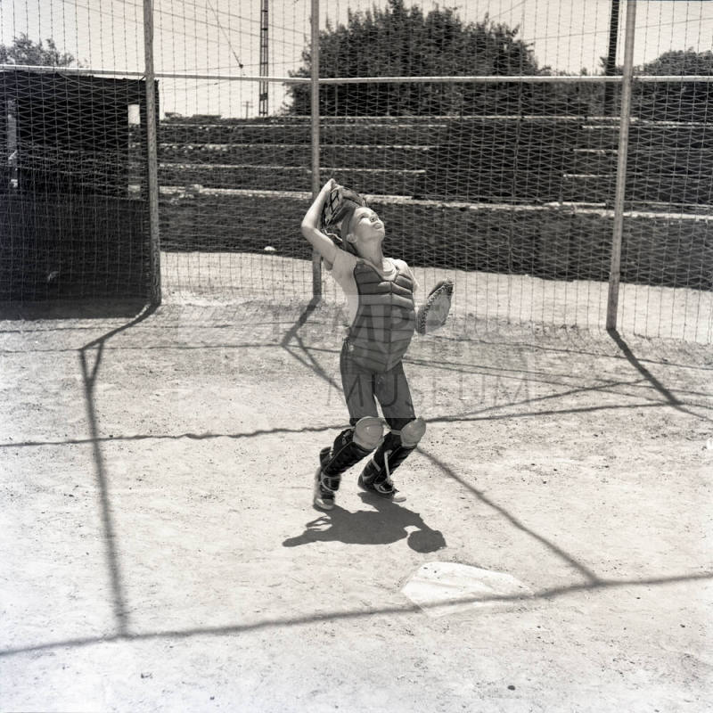 Young Baseball Catcher, Tempe Beach Park