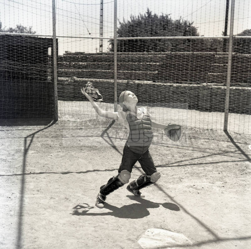 Young Baseball Catcher, Tempe Beach Park