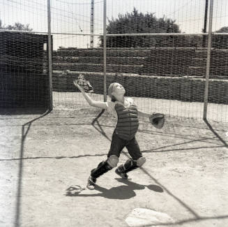 Young Baseball Catcher, Tempe Beach Park