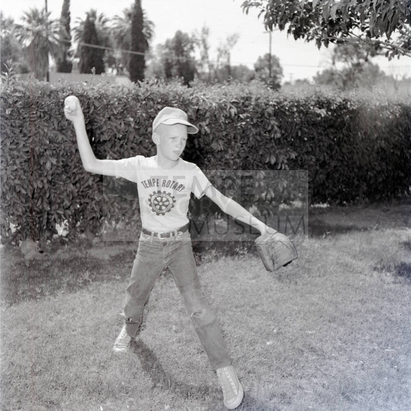 Young Baseball Player