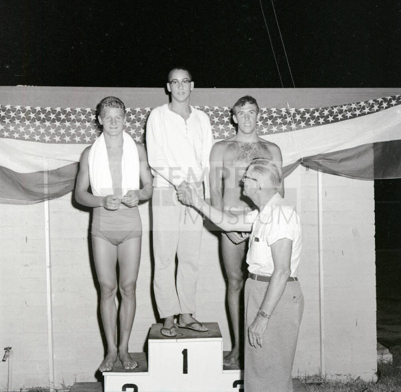 Swim Meet Award Ceremony, Tempe Beach Pool
