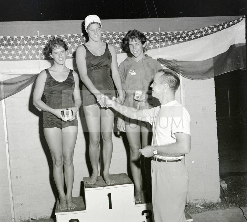 Swim Meet  Award Ceremony, Tempe Beach Pool