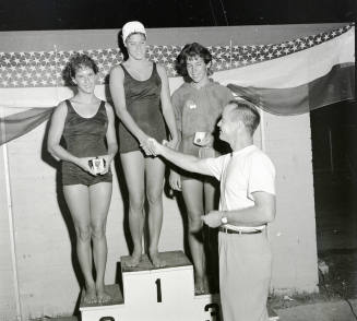 Swim Meet  Award Ceremony, Tempe Beach Pool