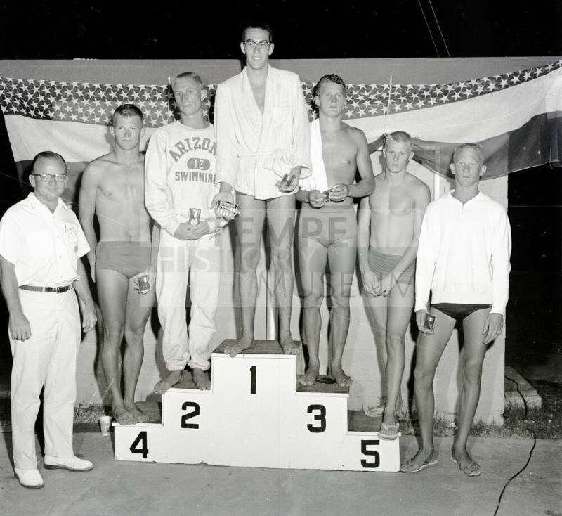 Swim Meet  Award Ceremony, Tempe Beach Pool