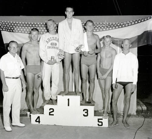 Swim Meet  Award Ceremony, Tempe Beach Pool