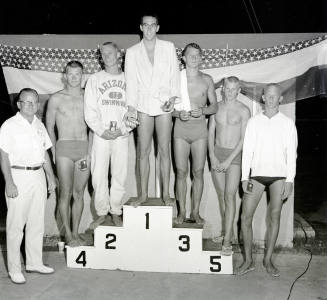 Swim Meet  Award Ceremony, Tempe Beach Pool