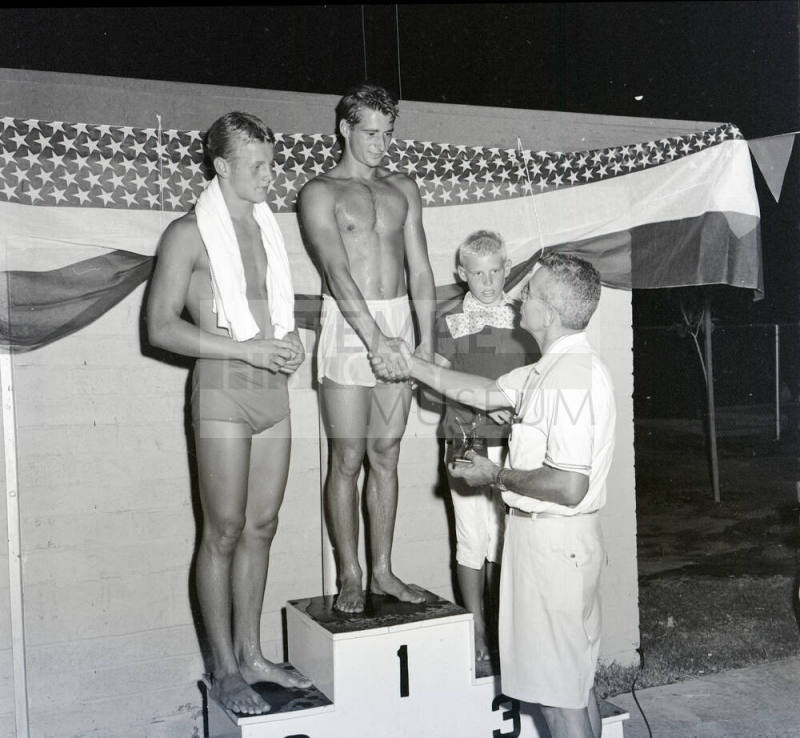 Swim Meet  Award Ceremony, Tempe Beach Pool