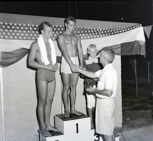 Swim Meet  Award Ceremony, Tempe Beach Pool