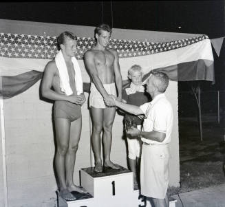 Swim Meet  Award Ceremony, Tempe Beach Pool
