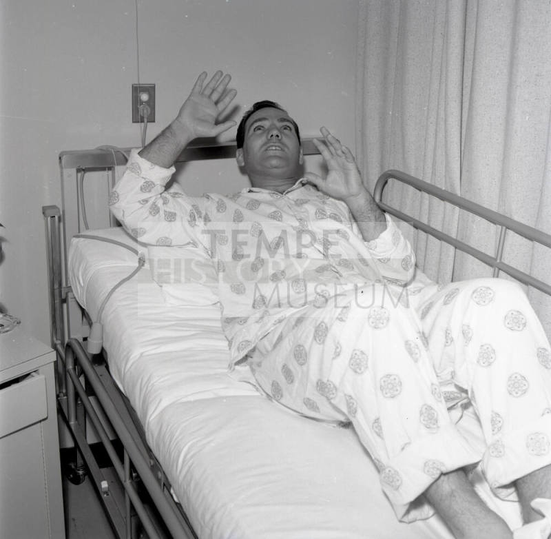 Frank Kush in the Hospital