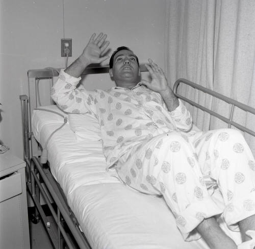 Frank Kush in the Hospital
