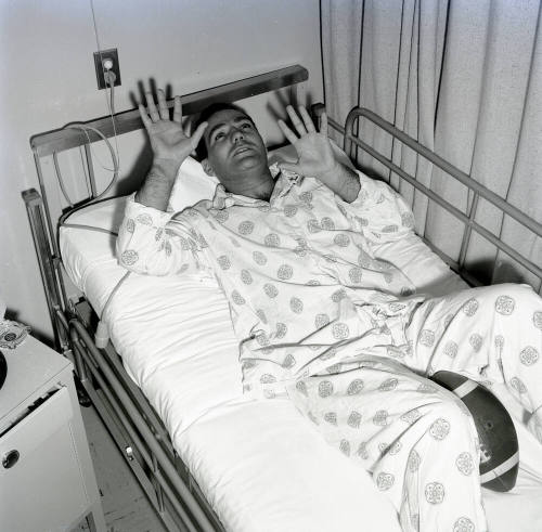 Frank Kush in the Hospital