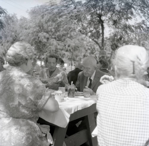 Barbecue at Tempe Beach Park with Carl Hayden