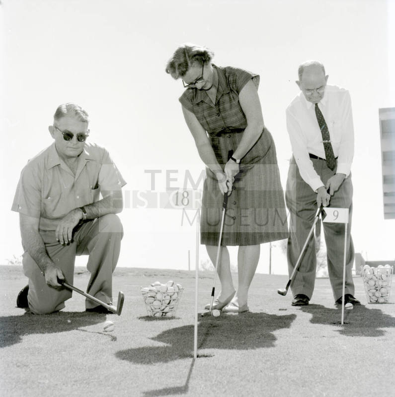 Golfers on a Golf Course