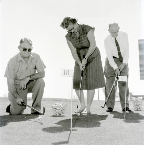 Golfers on a Golf Course