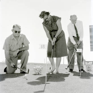 Golfers on a Golf Course
