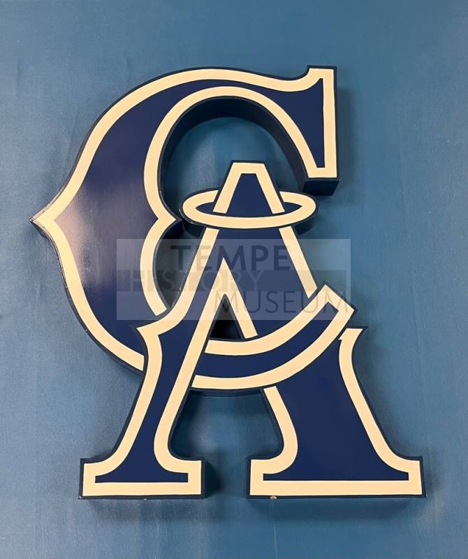 California Angels team sign