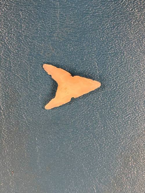 White quartz arrowhead