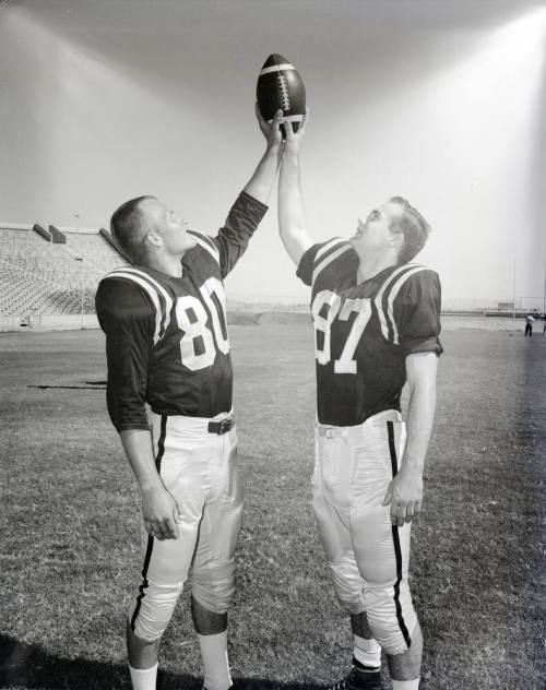 Two Football Players at Sun Devil Stadium