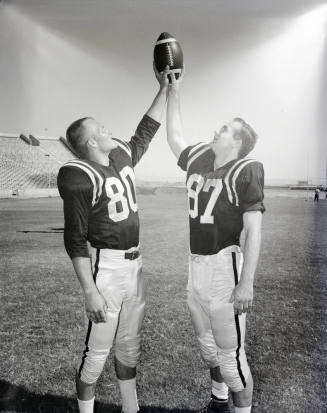 Two Football Players at Sun Devil Stadium