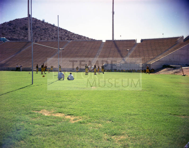 Arizona State University Football Players - Sun Devil Stadium