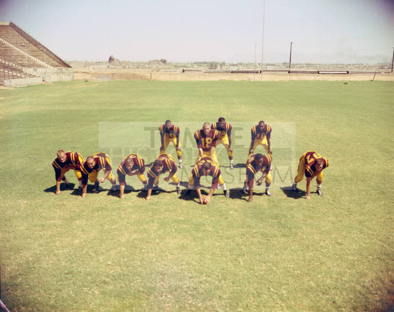 Arizona State University Football Players - Sun Devil Stadium