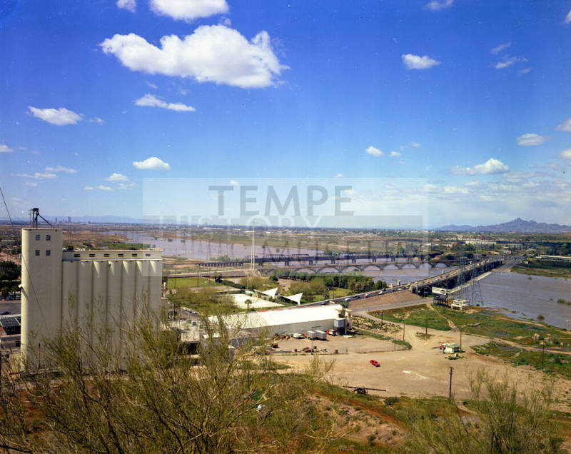 Salt River Flooding in Tempe