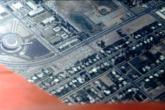 Aerial photo of ASU Gammage