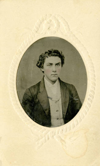 Individual portrait of a young Dr. Fenn J Hart