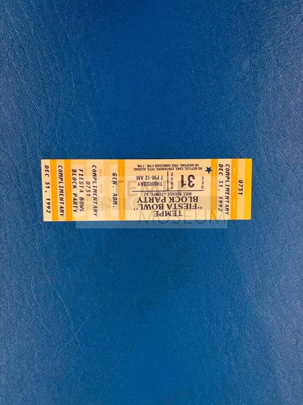 Tempe Fiesta Bowl Block Party Ticket